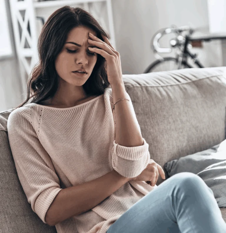 A women having a bad day