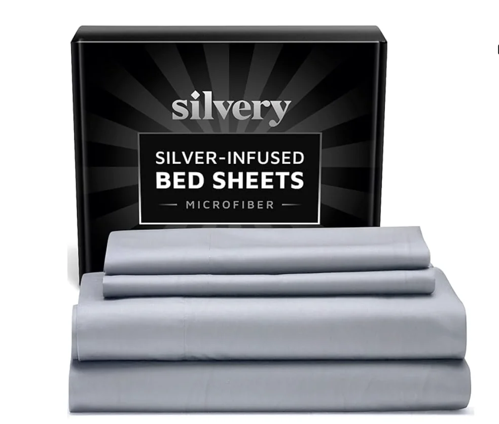 Get better sleep with silver infused sheets 