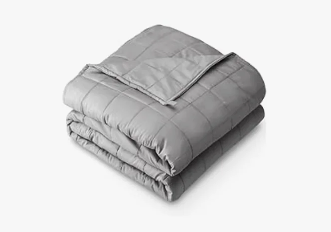 Highly rated weighted blanket on Amazon