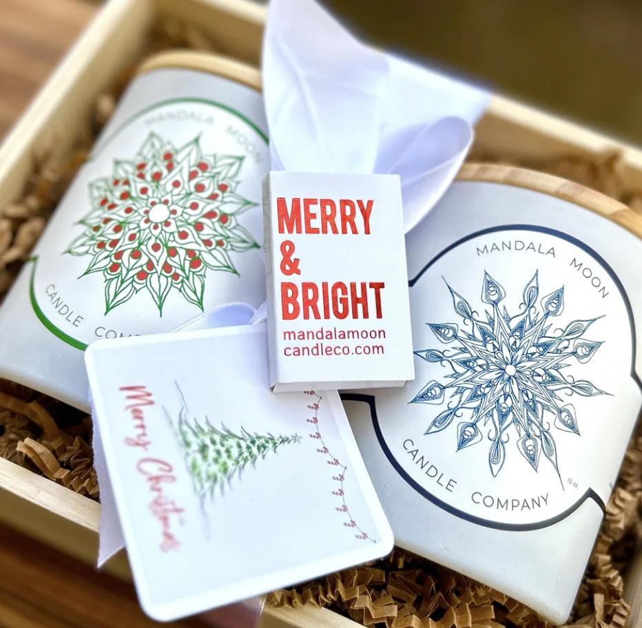 Mandala Moon Candle Company Holiday Gift Set