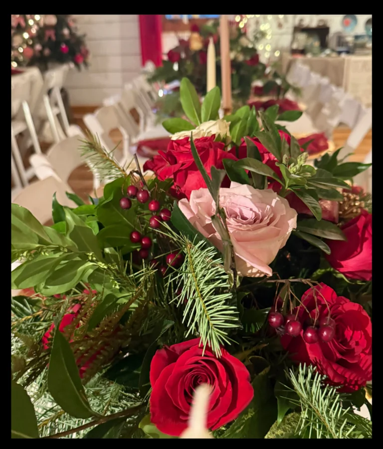 Floral Table Display For Regal Event