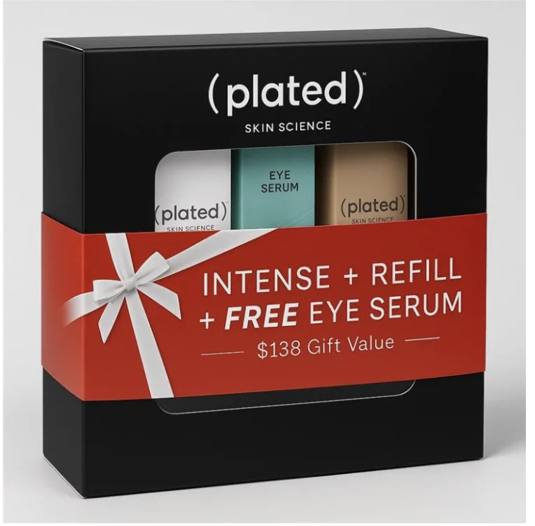 Plated Skincare intense refill and eye serum 