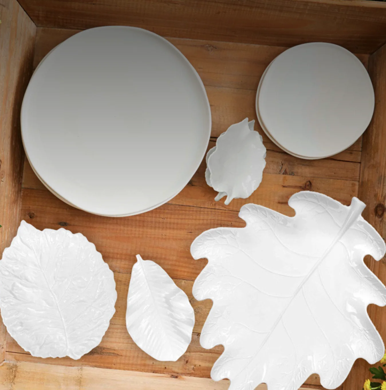 ROSANNA dESIGNS lEAF PLATES 