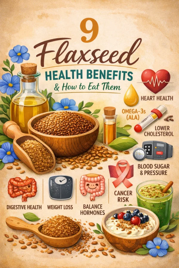 Flaxseed health benefits