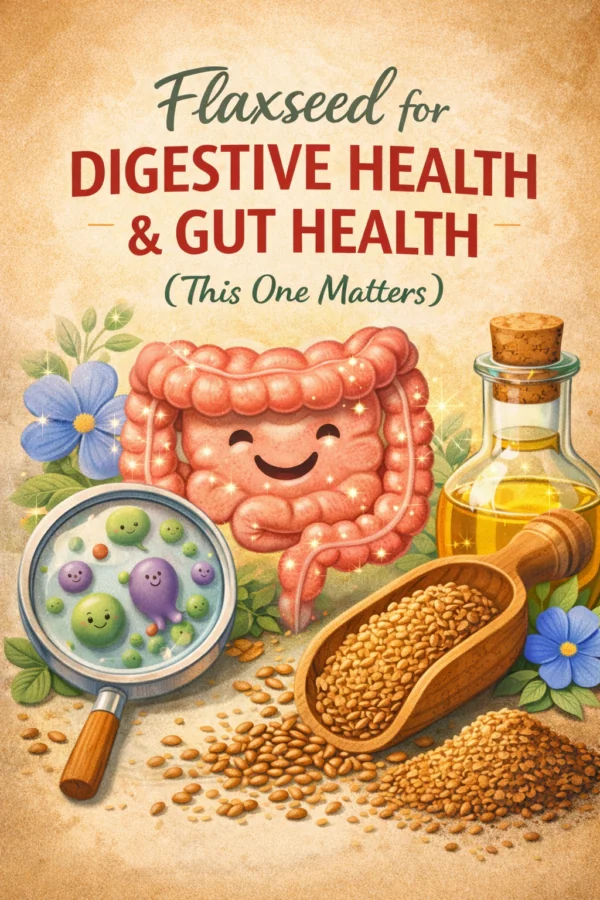 Flaxseed for digestive health and gut health