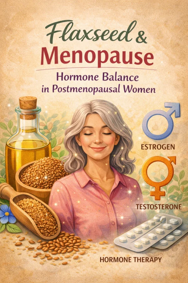 Flaxseed helps with menopause symptoms