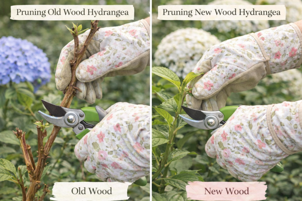 How to prune old and new hydrangeas