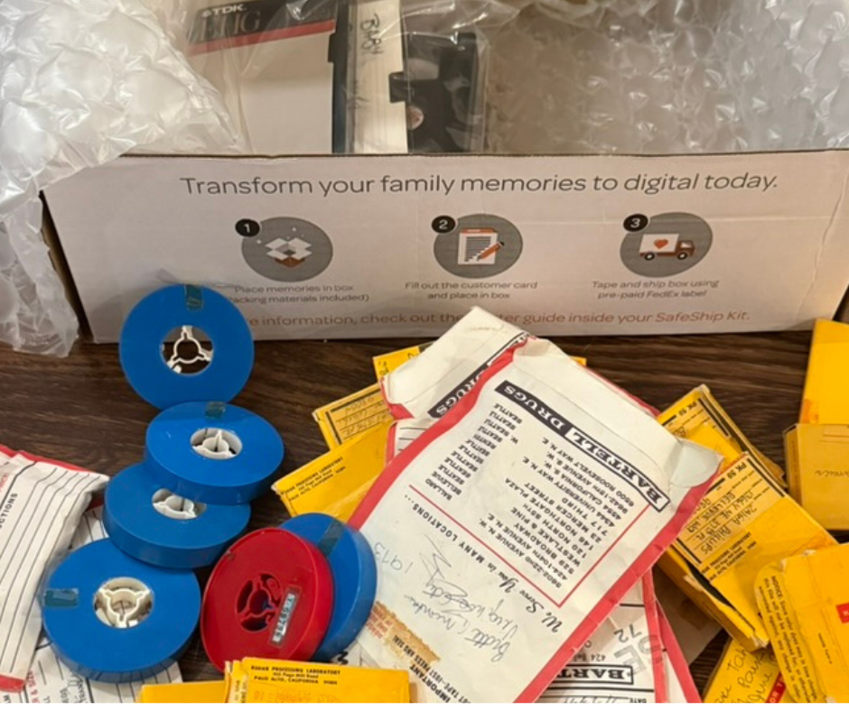 imemories with old videos and photos