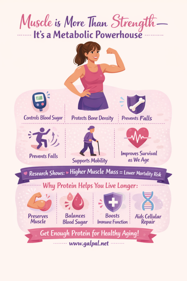 Why muscle is more than strength- it keeps us young!