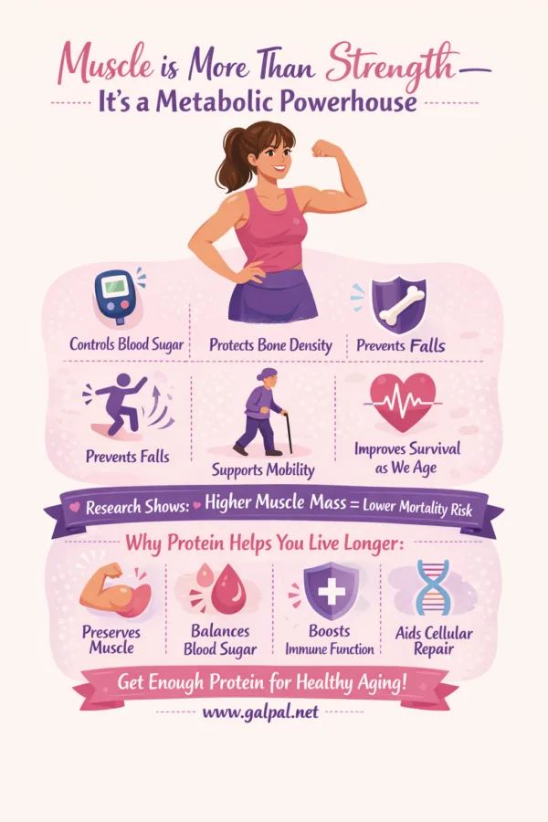 Why muscle is more than strength- it keeps us young!