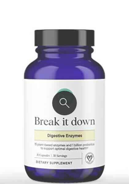Ora Organic Multi-Enzyme Supplement - Vegan, Gluten Free Enzymes for Digestion with Probiotics 