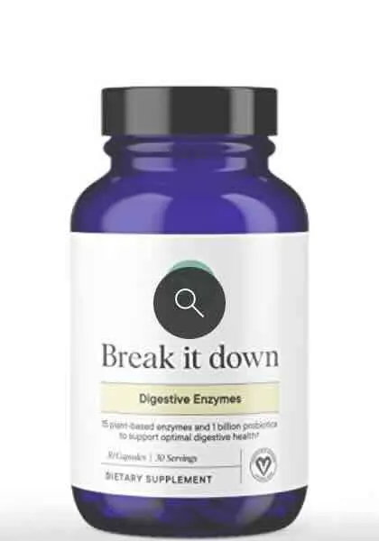Ora Organic Multi-Enzyme Supplement - Vegan, Gluten Free Enzymes for Digestion with Probiotics 
