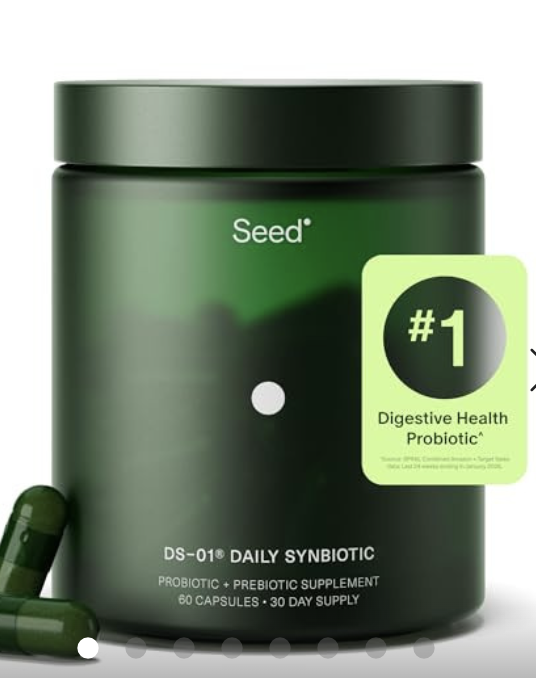 Seed DS-01 Daily Synbiotic - Prebiotic and Probiotic for Women & Men -