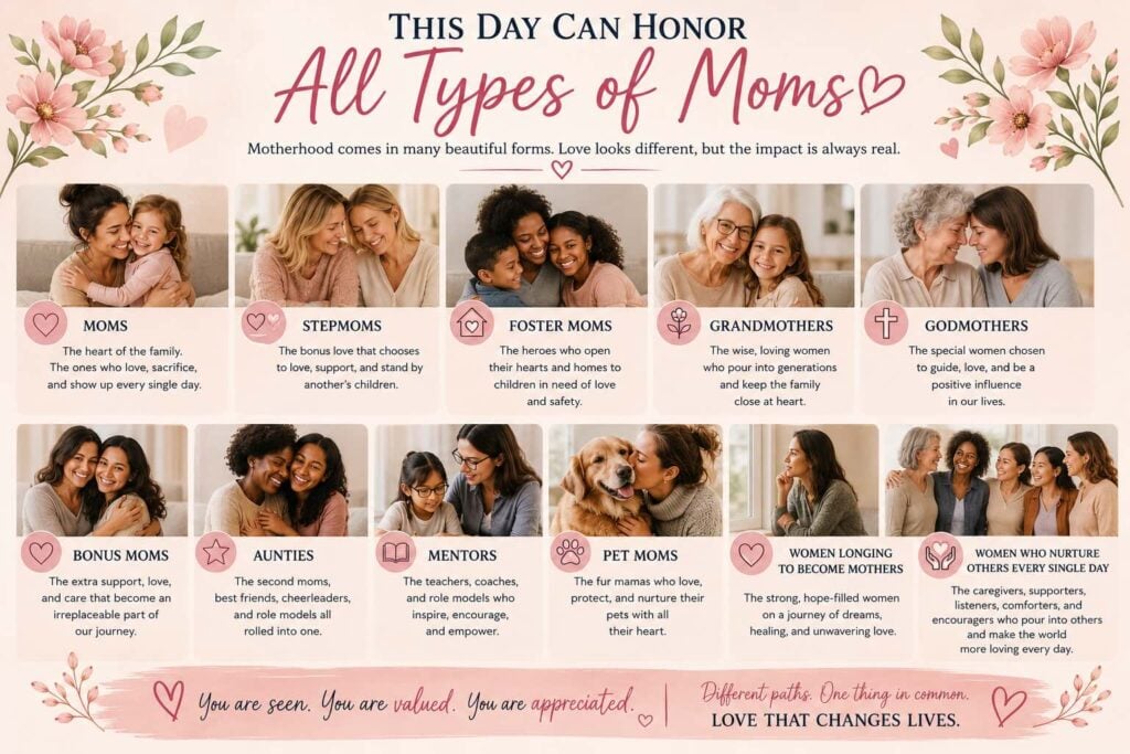 celebrate all types of Moms