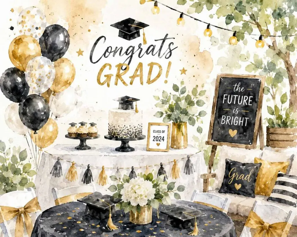 Grad party ideas to explore with decorations