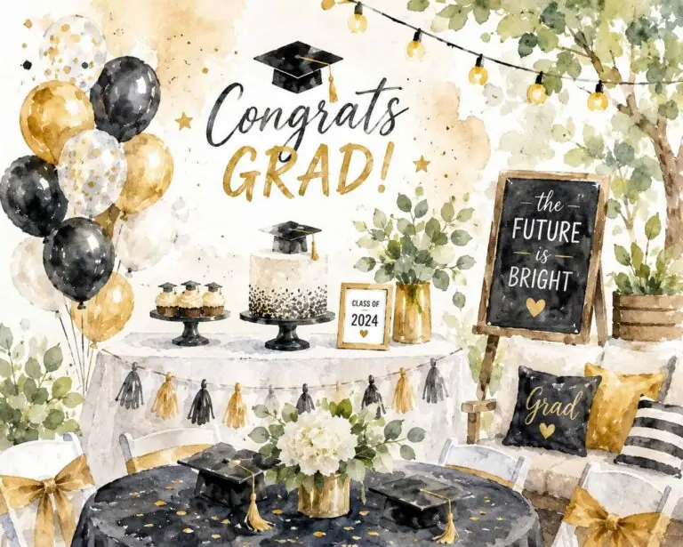 Grad party ideas to explore with decorations