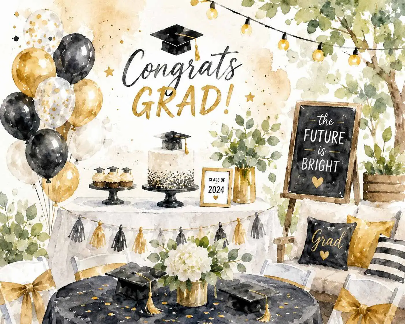 Grad party ideas to explore with decorations