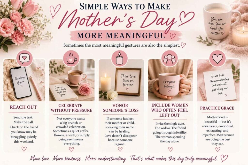 Simple ways to celebrate all types of mothers for mothers day