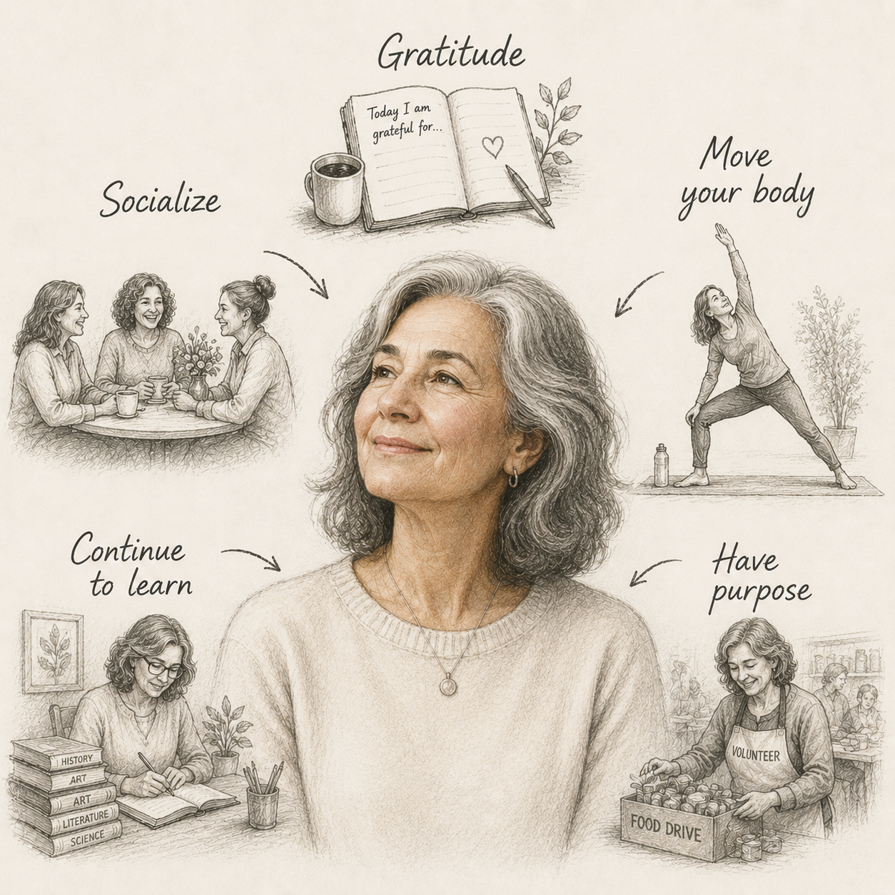 How to stay young with a ageless attitude