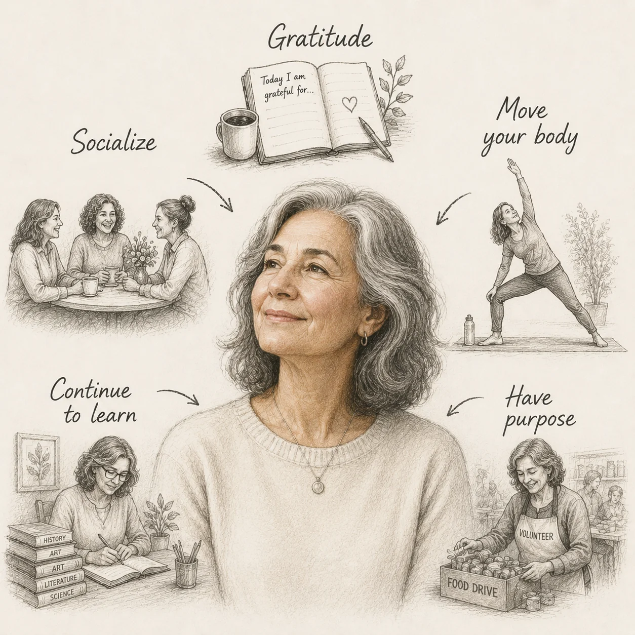 How to stay young with a ageless attitude