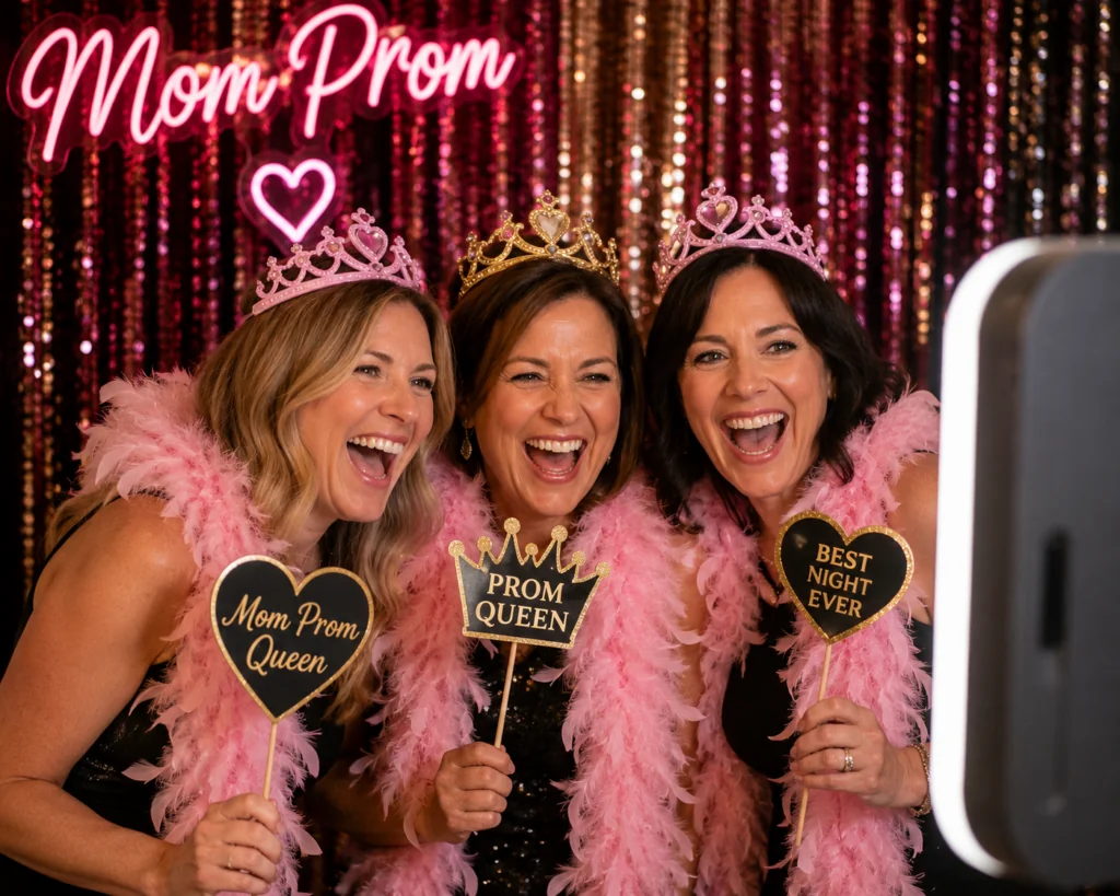 Women laughing for Mom prom