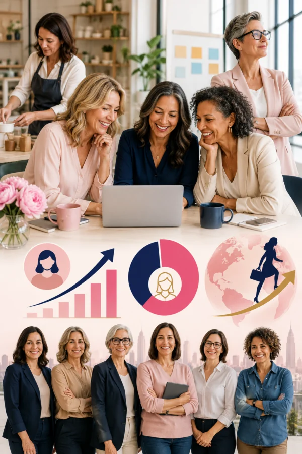 Women thriving in the modern world in their midlife
