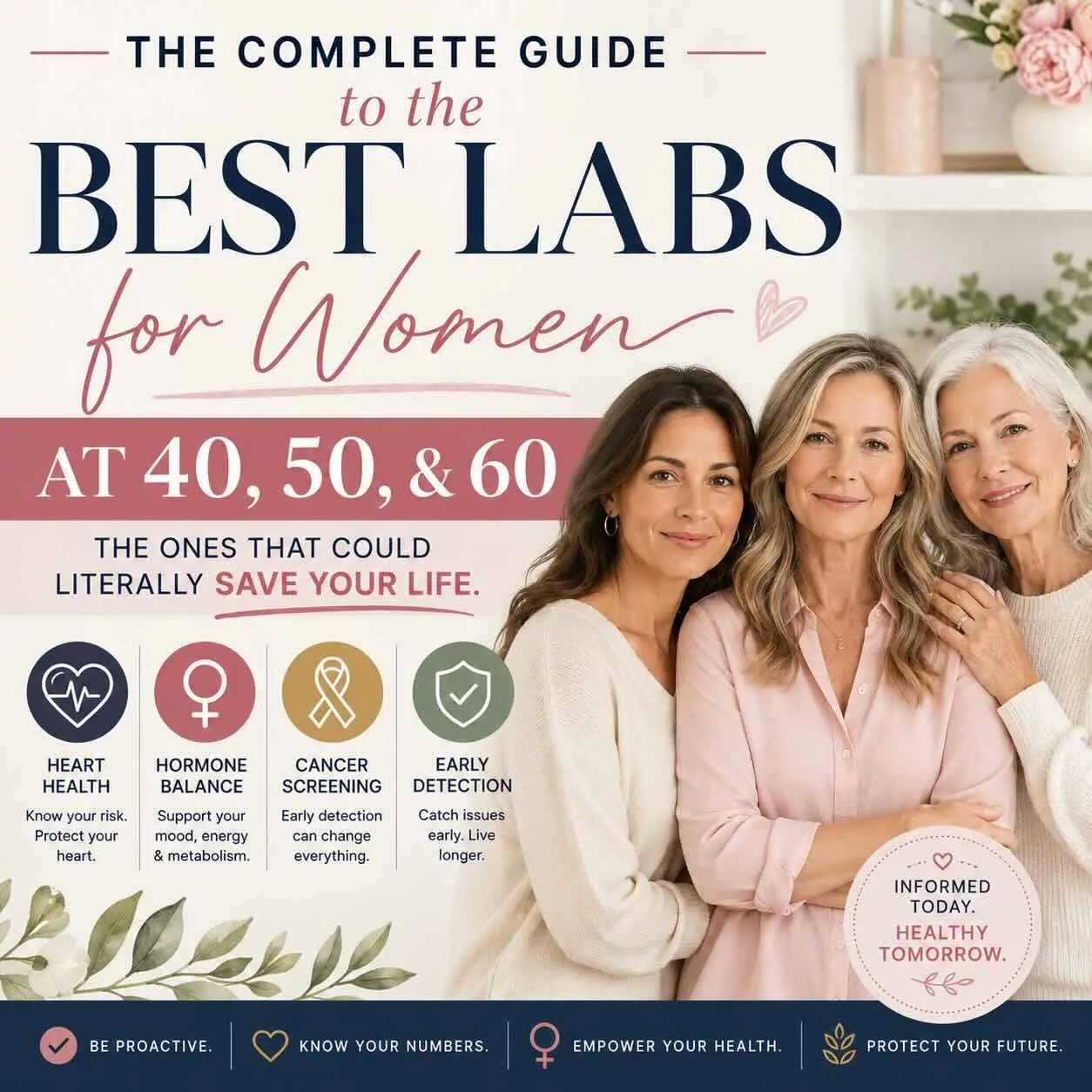 Best lab work for women in 40's, 50's and 60's