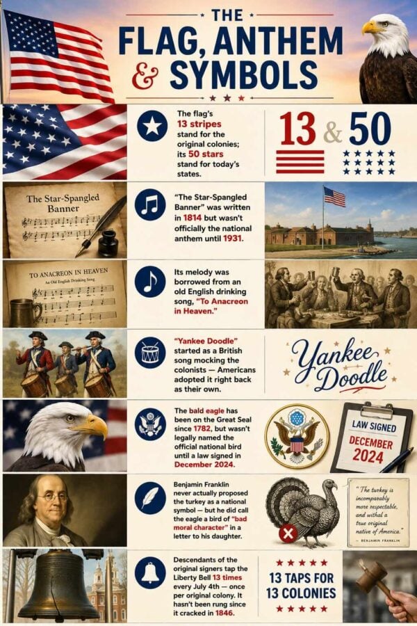The American Flag symbols and meanings