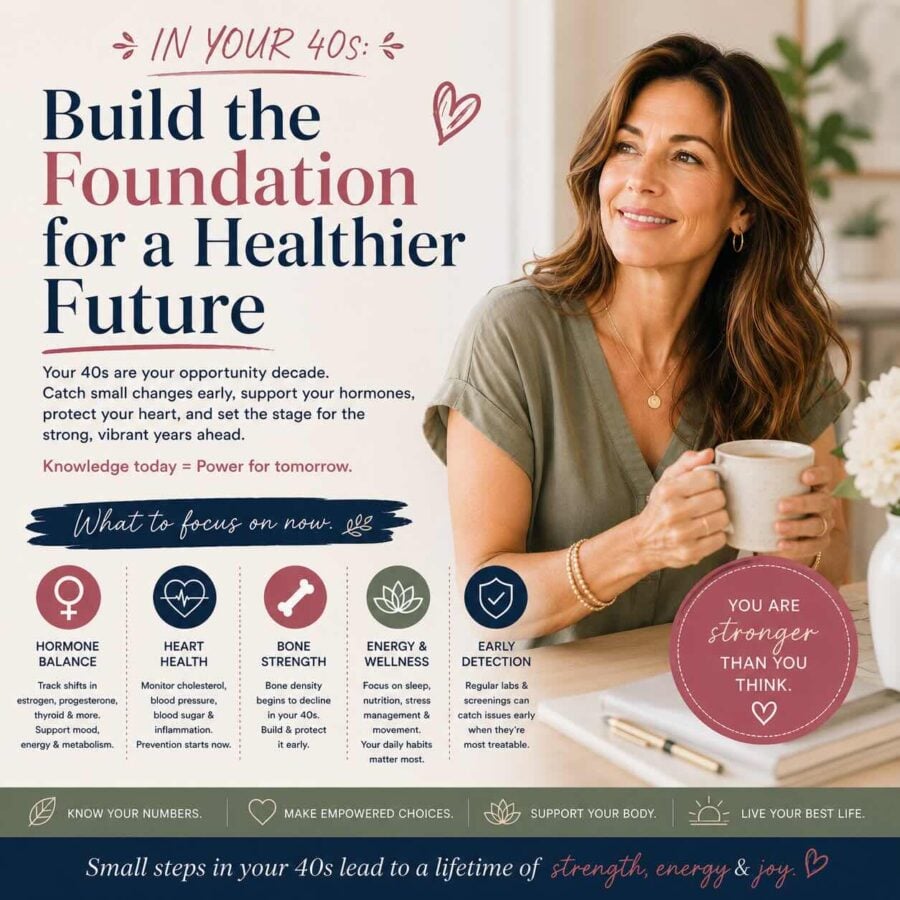 what blood lab work do women need in your 40's?