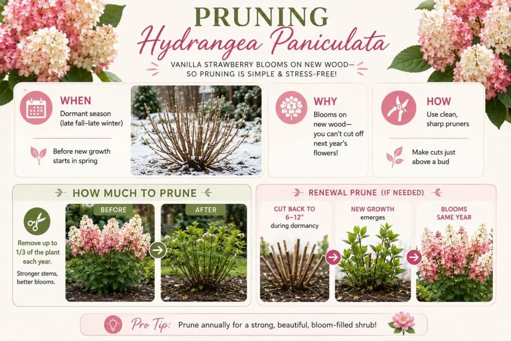 How to prune a hydrangea paniculata