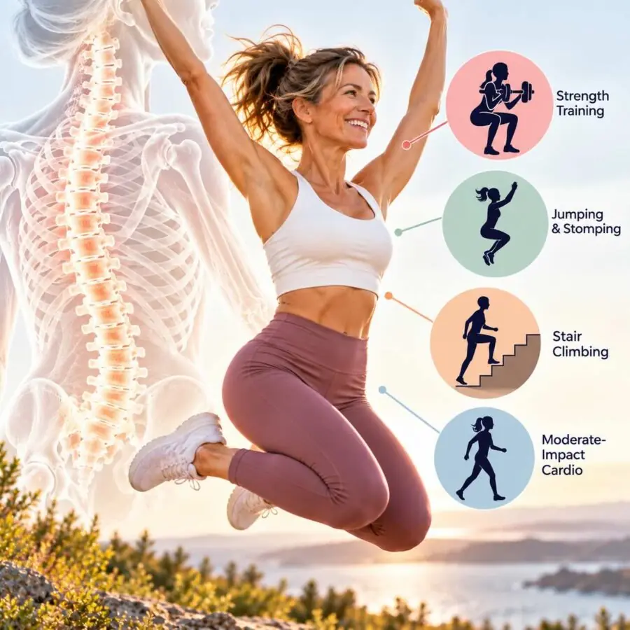 Jumping and other exercises that build strong bones