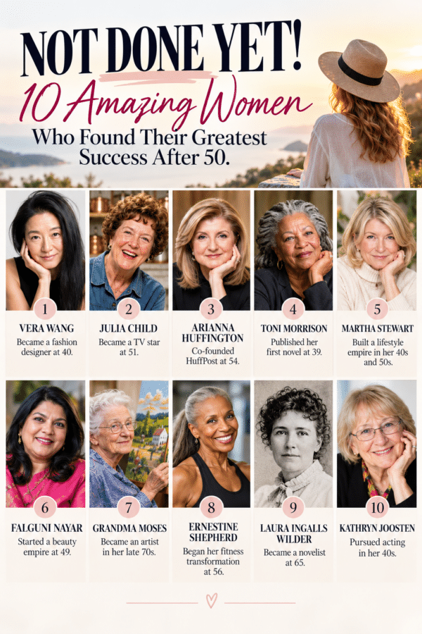 Midlife women leading the world as leaders.. Top 10 women over 50